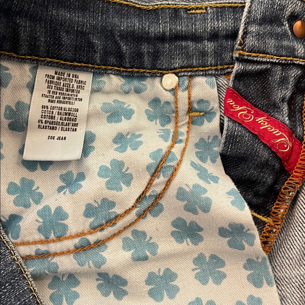 Lucky Brand Zoe Jeans, size 26 / 2 - Picture 6 of 7